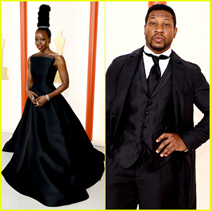Danai Gurira Meets Up With Marvel Co-Stars Michael B. Jordan & Jonathan Majors at Oscars 2023