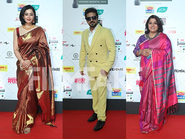 Planet Marathi Filmfare Awards Marathi 2022:Nehha Pendse Pushkar Jog and more walked the red carpet