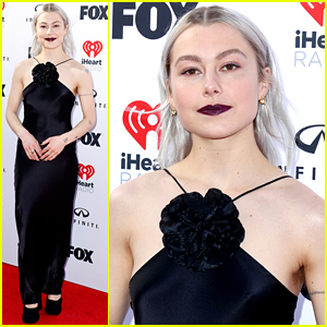 Presenter Phoebe Bridgers Arrives In Classic Black Dress For The 2023 iHeartRadio Music Awards