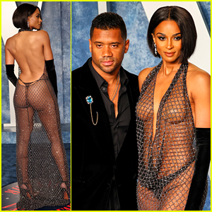 Ciara Wears Most Daring Look Yet, Goes Fully Sheer at Vanity Fair Oscar Party 2023 with Russell Wilson