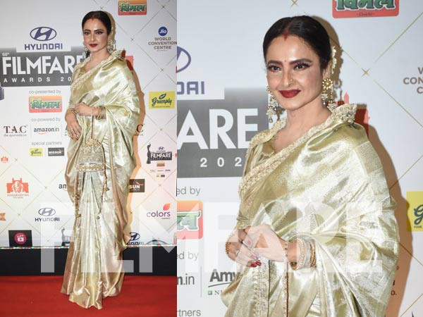 68th Hyundai Filmfare Awards 2023 with Maharashtra Tourism: Rekha arrives at the red carpet 