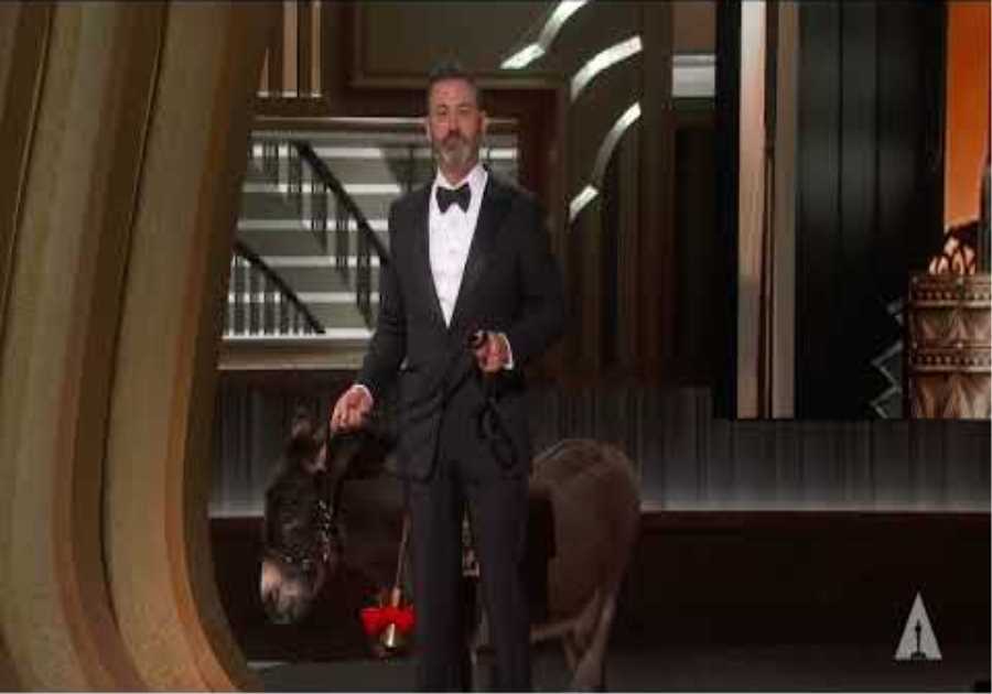 Jimmy Kimmel and Jenny the Donkey at the Oscars | 95th Oscars (2023)