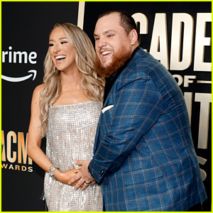 Luke Combs' Wife Nicole Cradles Baby Bump on ACM Awards 2023 Red Carpet!