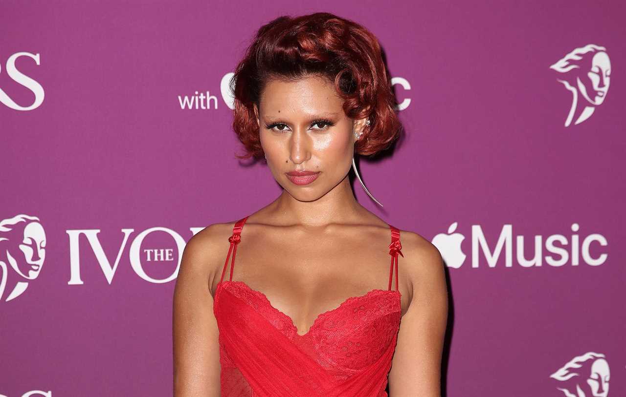 Raye attends The Ivor Novello Awards 2022 at The Grosvenor House Hotel on May 19, 2022 in London, England. (Photo by Luke Walker/Getty Images)