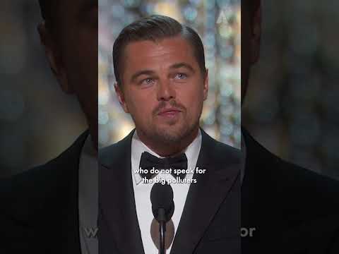 Leonardo DiCaprio on Climate Change | Best Actor | 88th Oscars (2016)