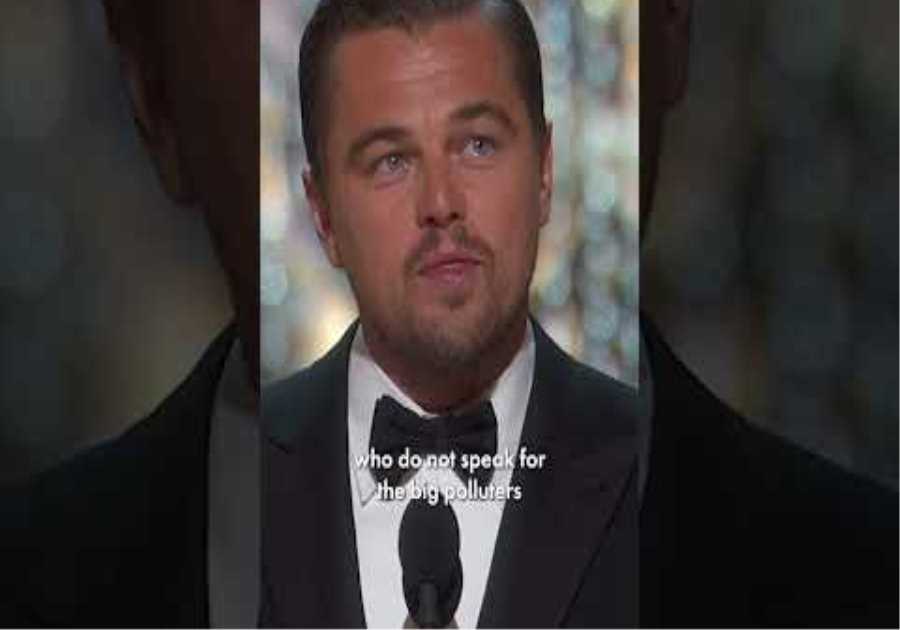 Leonardo DiCaprio on Climate Change | Best Actor | 88th Oscars (2016)