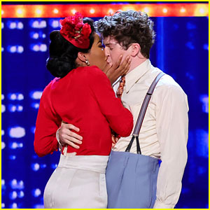 'New York New York' Stars Anna Uzele & Colton Ryan Seal Tony Awards Performance With a Kiss!