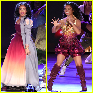 & Juliet's Lorna Courtney Pulls Off an Epic Costume Change While Performing 'Roar' at Tony Awards 2023