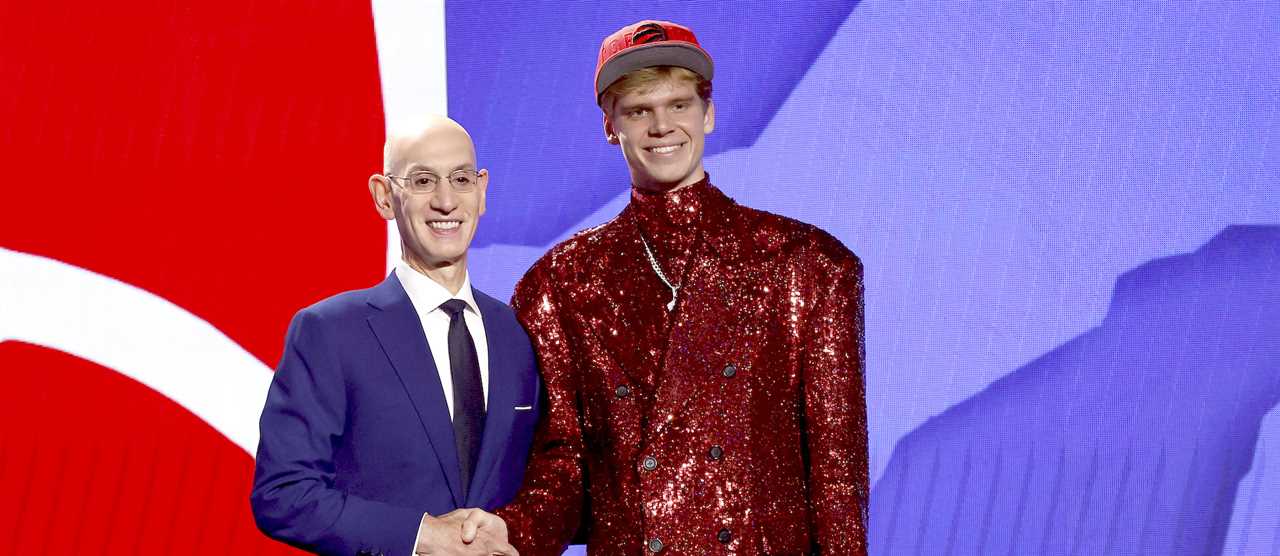 Adam Silver Gradey Dick 2023 NBA Draft