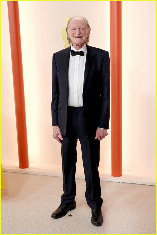 Guillermo del Toro's Pinocchio’s David Bradley on the Oscars 2023 red carpet