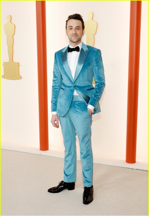 Babylon composer Justin Hurwitz on the Oscars 2023 red carpet