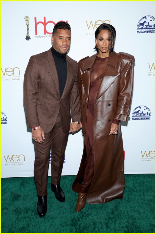 Russell Wilson with Ciara