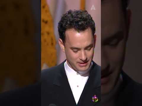 Oscar Winner Tom Hanks gets emotional at the Oscars