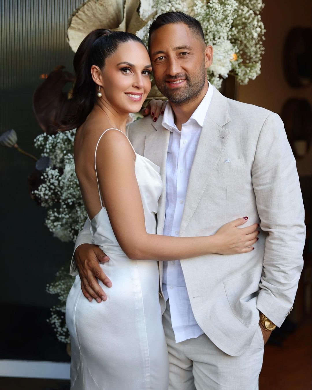 NRL Zoe and Benji Marshall renew wedding vows