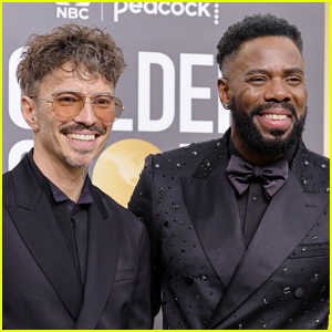 Colman Domingo & Husband Raul Pose Together on Golden Globes 2023 Red Carpet