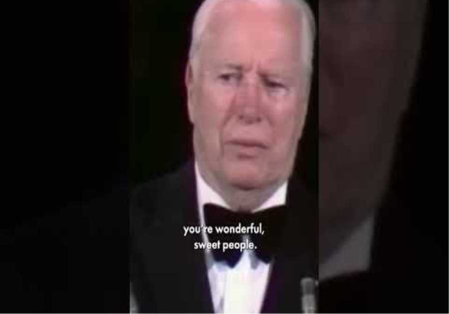 Charlie Chaplin receiving an Honorary Oscar