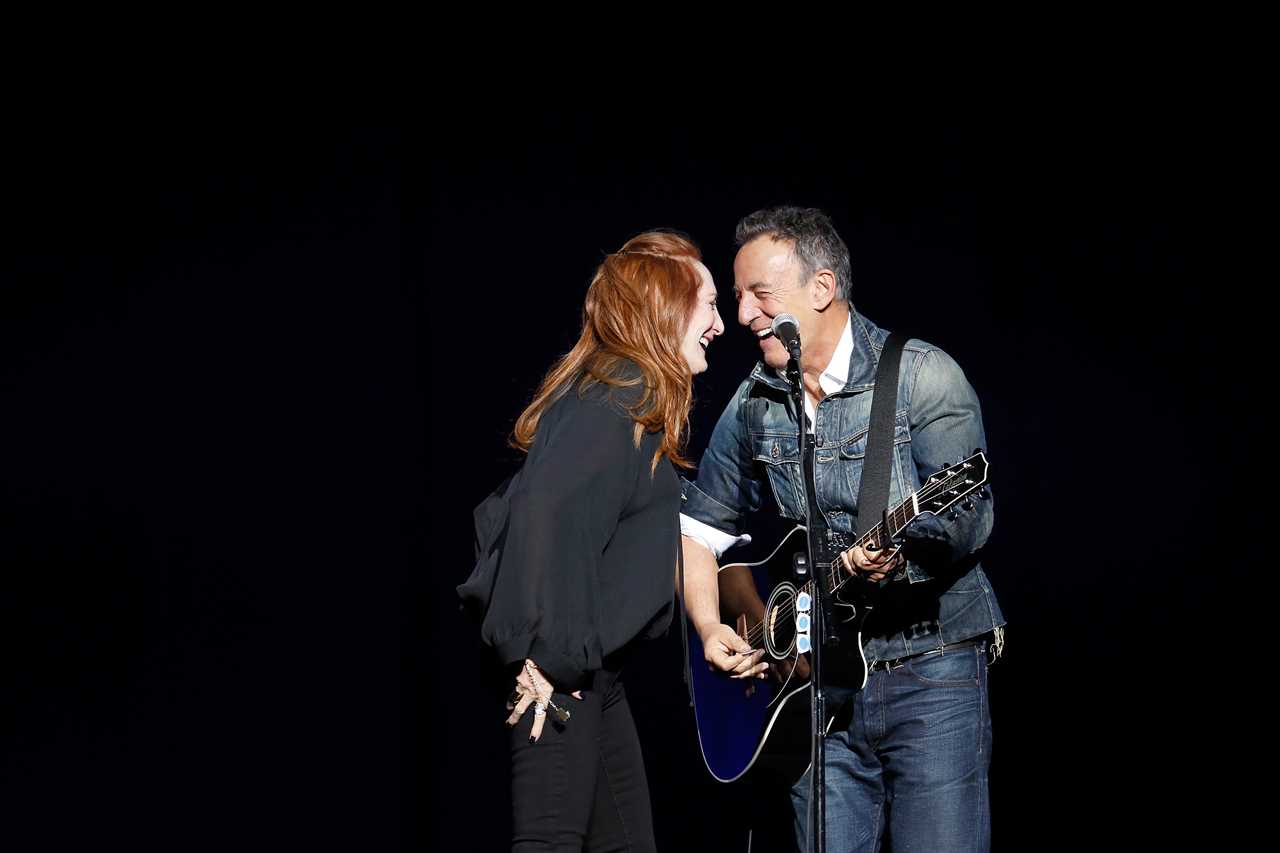 Patti Scialfa and Bruce Springsteen