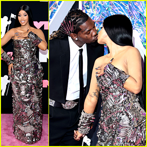 Cardi B Wears Hair Clip Dress at MTV VMAs 2023, Husband Offset Wears Matching Clips!