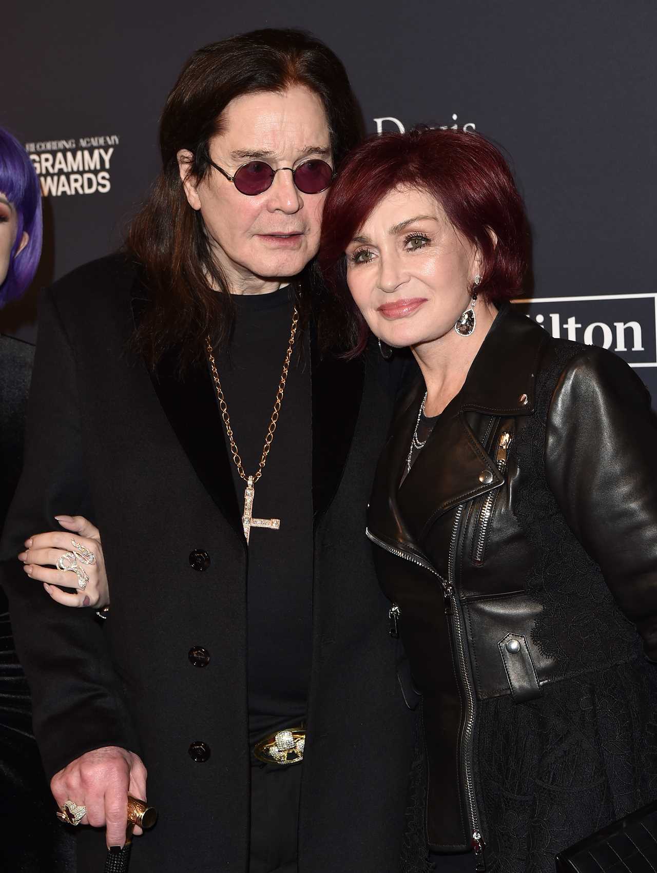 Ozzy Osbourne and Sharon Osbourne