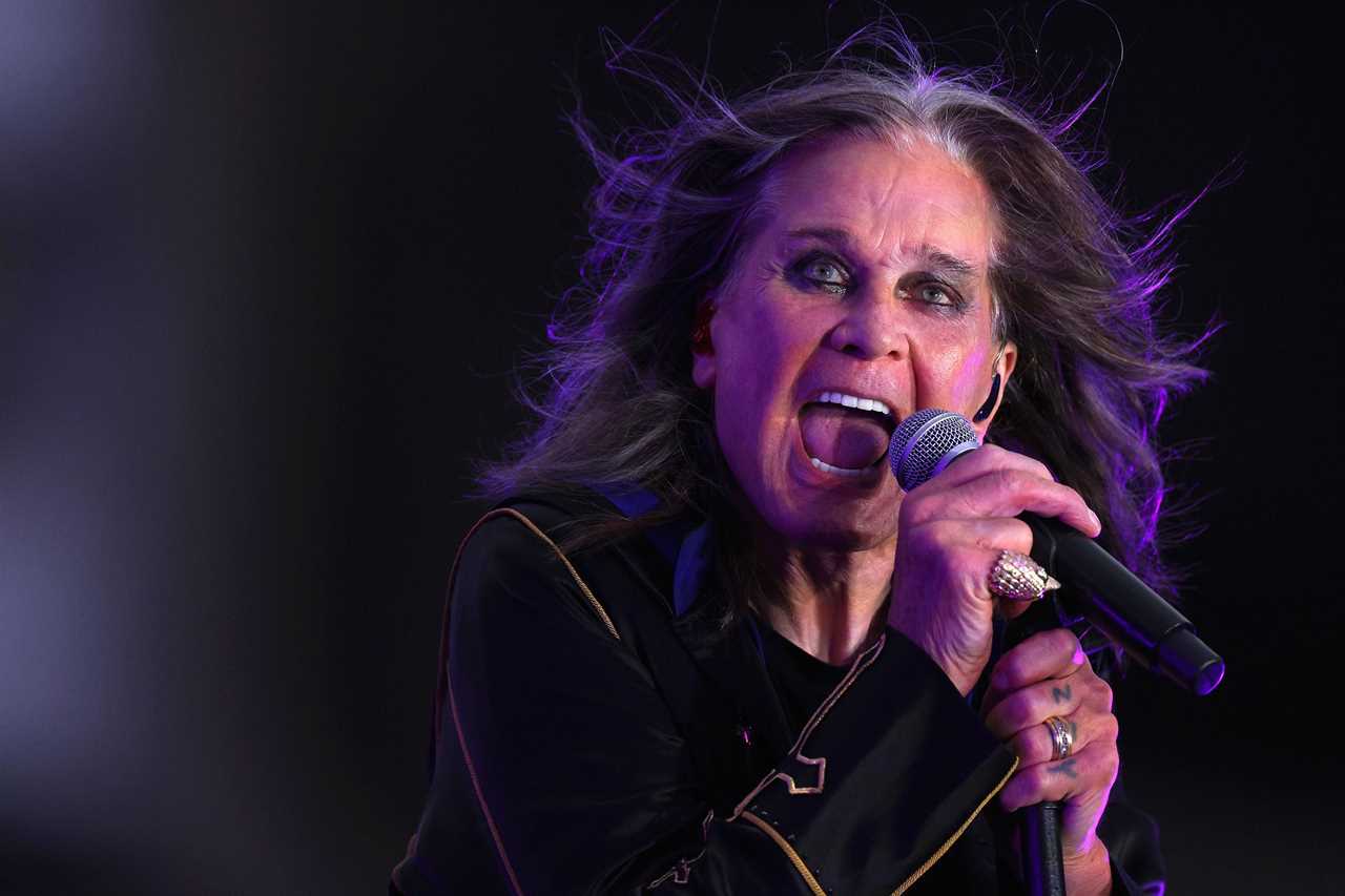 Ozzy Osbourne performs during half-time of the 2022 NFL season opening game between the Buffalo Bills and the Los Angeles Rams at SoFi Stadium on September 08, 2022 in Inglewood, California. 