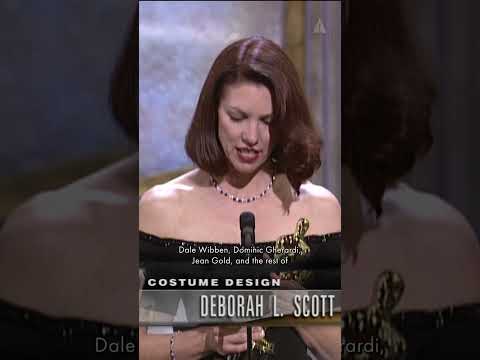 'Titanic' Wins Best Costume Design | 70th Oscars (1998)