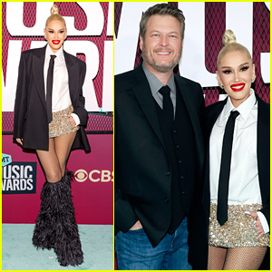 Gwen Stefani & Blake Shelton Expertly Match Their Looks For CMT Music Awards 2023