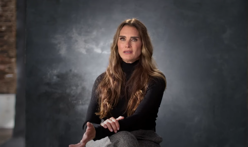 Brooke Shields speaking in her new documentary, Pretty Baby.