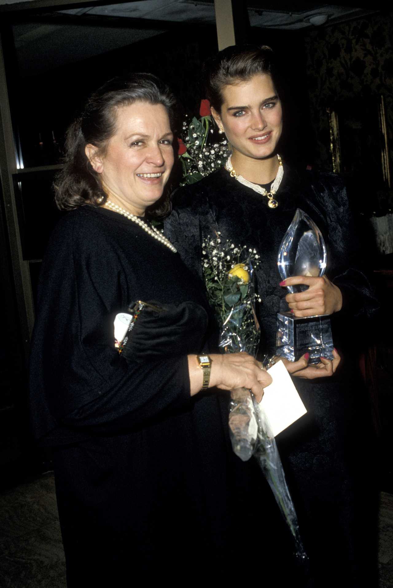 Teri Shields and Brooke Shields during 10th Annual People's Choice Awards at Santa Monica Civic Auditorium in Santa Monica, California, United States. 