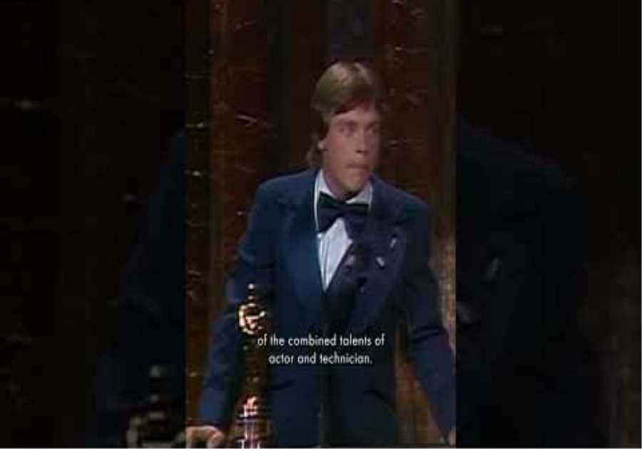 Mark Hamill, C-3PO and R2-D2 Present at the Oscars