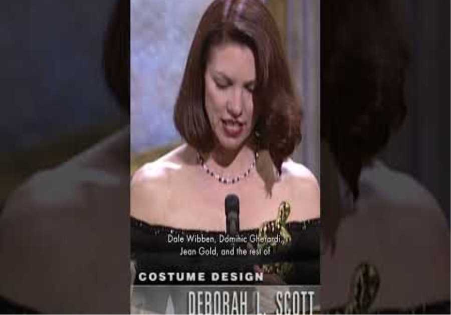 'Titanic' Wins Best Costume Design | 70th Oscars (1998)