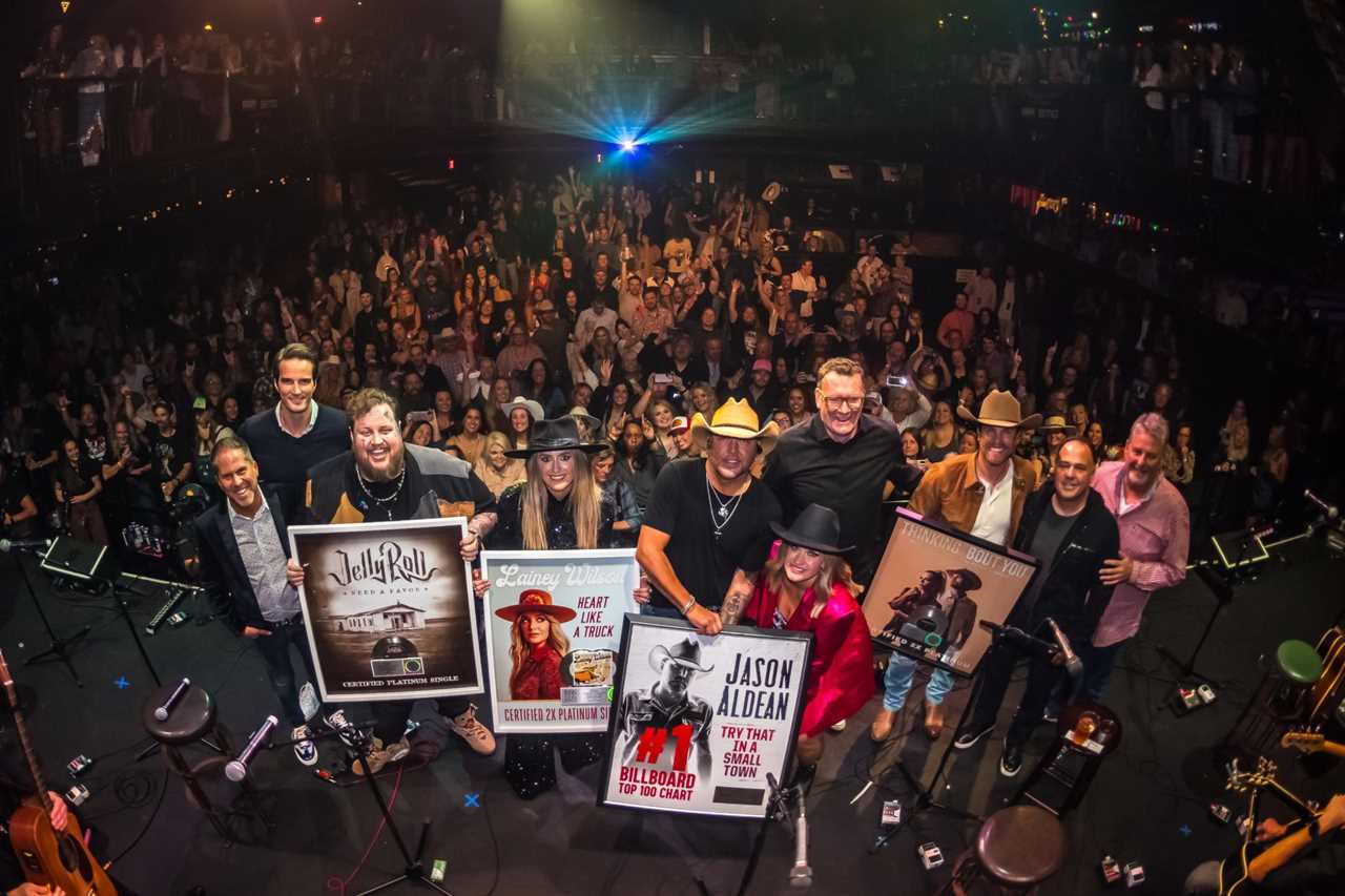 BBR Music Group Honors Jason Aldean, Lainey Wilson, More At Pre-CMA Awards Bash