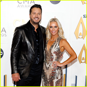 CMAs Host Luke Bryan & Wife Caroline Look Picture Perfect on the Red Carpet (Photos)