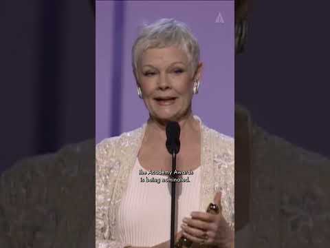 Oscar Winner Judi Dench | Best Supporting Actress for 'Shakespeare in Love' | 71st Oscars (1999)