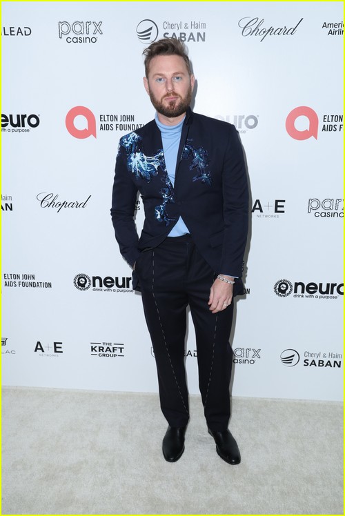 Bobby Berk at the Elton John Oscar Party 2023