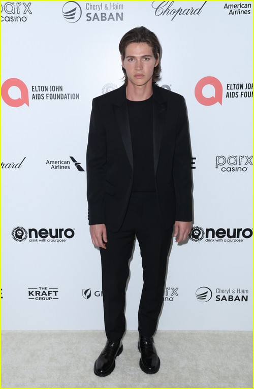 Will Peltz at the Elton John Oscar Party 2023