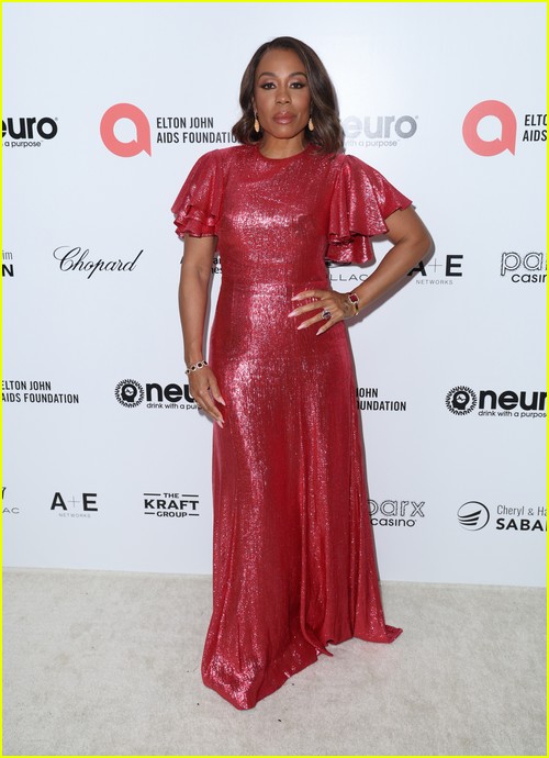 Karen Pittman at the Elton John Oscar Party 2023