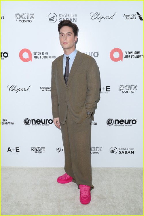 Benito Skinner at the Elton John Oscar Party 2023