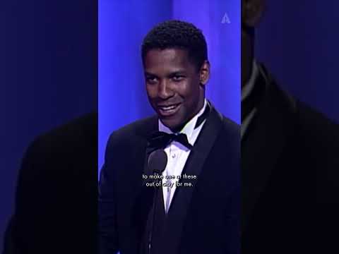 Oscar Winner Denzel Washington | Best Supporting Actor for 'Glory' | 62nd Oscars (1990)