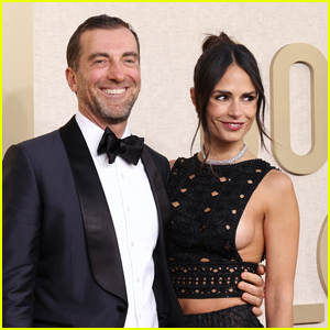 Jordana Brewster Poses With Husband Mason Morfit on the Golden Globes 2024 Red Carpet