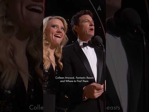 Kate McKinnon and Jason Bateman Present Best Costume Design at the Oscars