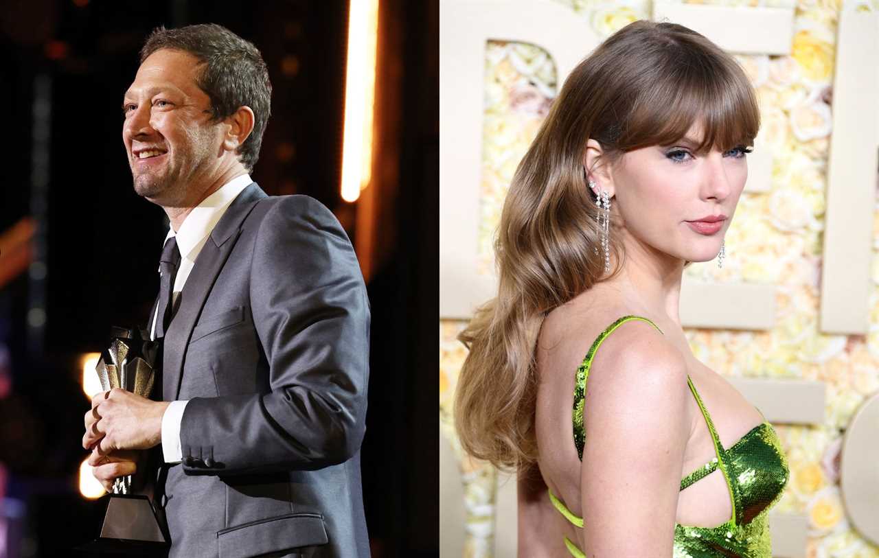 Ebon Moss-Bachrach and Taylor Swift