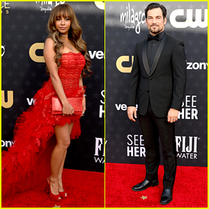 Vanessa Morgan & Giacomo Gianniotti Arrive to Present at Critics Choice Awards 2024