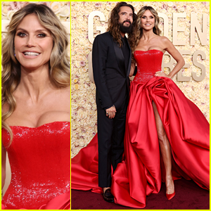 Heidi Klum & Tom Kaulitz Couple Up for Golden Globes 2024