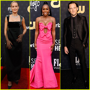 Brie Larson, Lewis Pullman & Aja Naomi King Represent 'Lessons in Chemistry' at Critics Choice Awards 2024