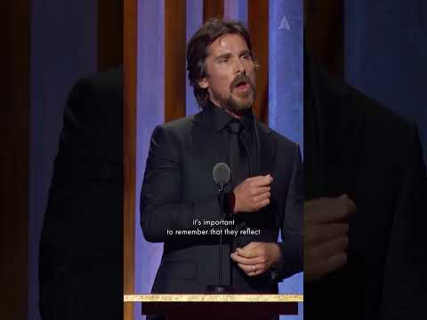 Christian Bale honors Wes Studi | 2019 Governors Awards