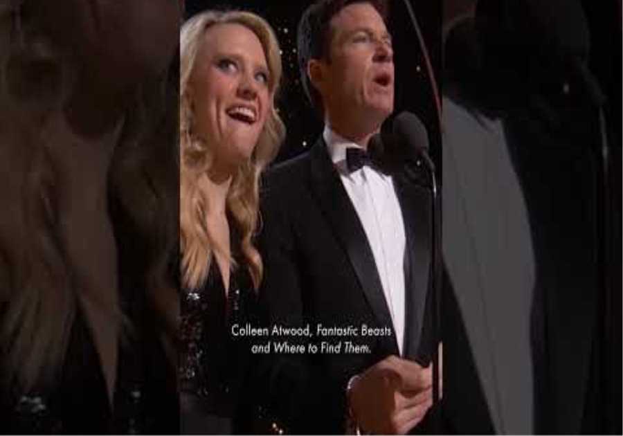 Kate McKinnon and Jason Bateman Present Best Costume Design at the Oscars