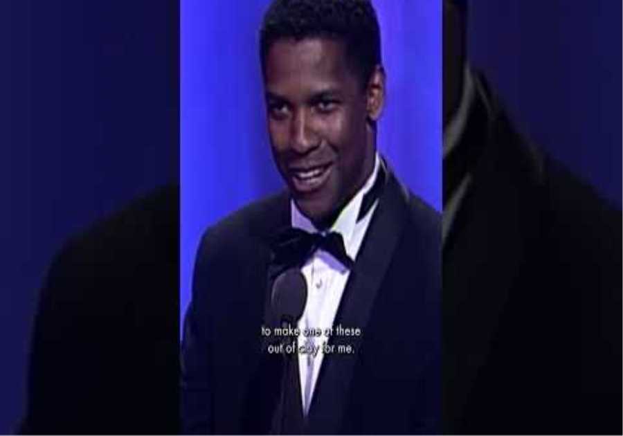 Oscar Winner Denzel Washington | Best Supporting Actor for 'Glory' | 62nd Oscars (1990)
