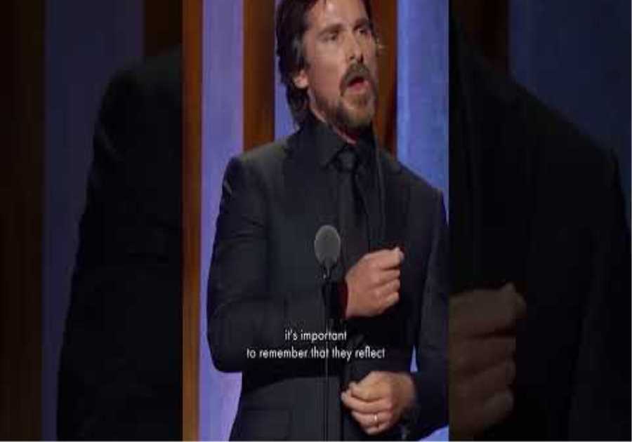 Christian Bale honors Wes Studi | 2019 Governors Awards