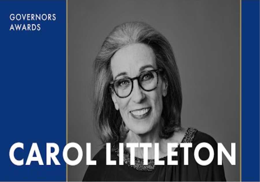 Carol Littleton Receives an Honorary Oscar Award at the 14th Governors Awards.