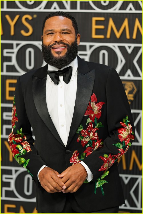 Host Anthony Anderson at the Emmy Awards